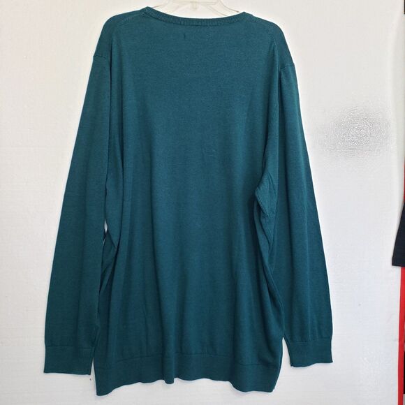NEW Sonoma Men's Teal Crewneck Sweater, Size 3X - Picture 9 of 9